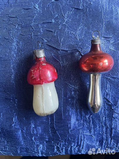 Новогодние елочные игрушки ретро