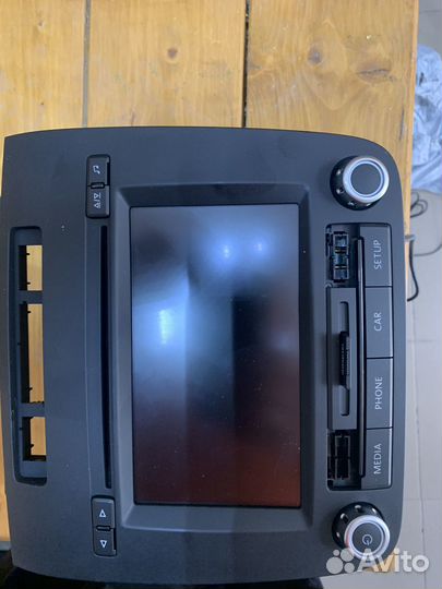 Магнитола на Volkswagen Touareg