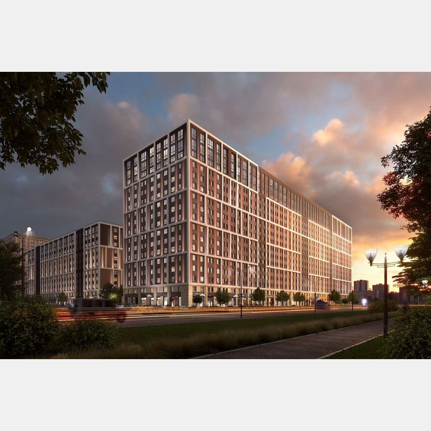 1-к. апартаменты, 35,6 м², 5/11 эт.