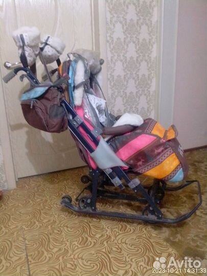 Коляска санки