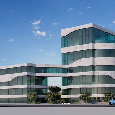 Здание с перспективой