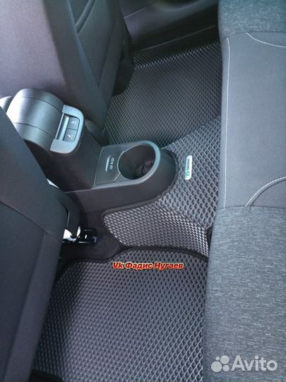 Коврики EVA на Шкода Рапид с Бортами