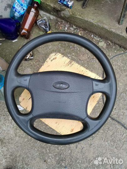 Руль с подушкой priora