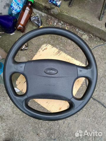 Руль с подушкой priora