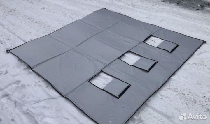 Пол утеплённый в палатку