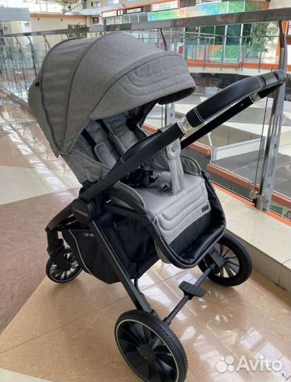 Коляска 3в1 высшего качества Новая (серая)