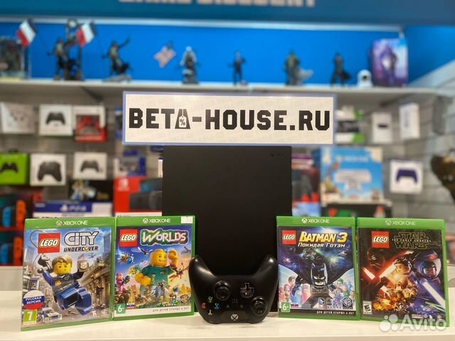 Xbox One X Black 1tb и разные Lego игры (Гарантия)