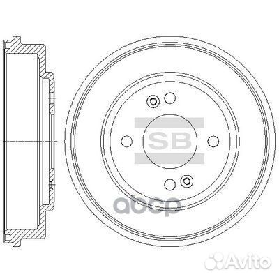 Барабан тормозной SD1079 Sangsin brake