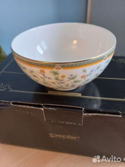 Миски - пиалы фарфор Флора цептер