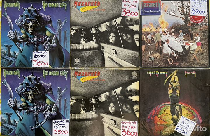 Виниловые пластинки Nazareth Uriah heep Bl Sabbath