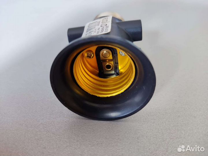 Переходник E27-E27 с 2-мя розетками новый