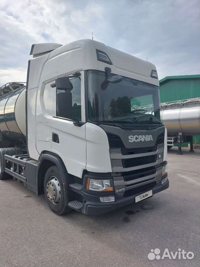 Scania G410 с полуприцепом, 2019