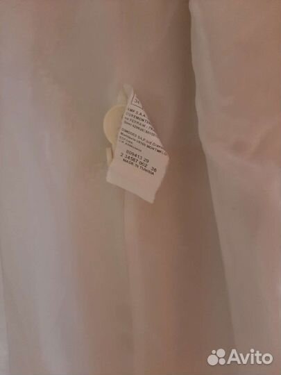 Пальто белое