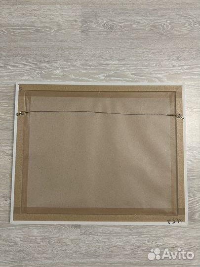 Картина «Лондон», вышитая крестом