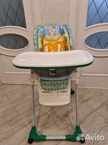 Стульчик для кормления chicco polly