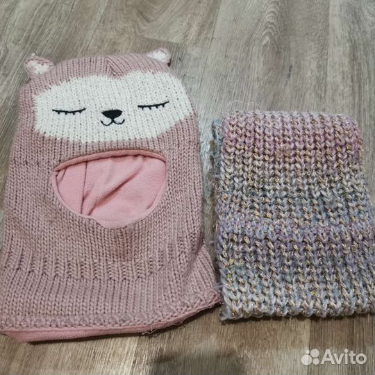 Шапка шлем и снуд