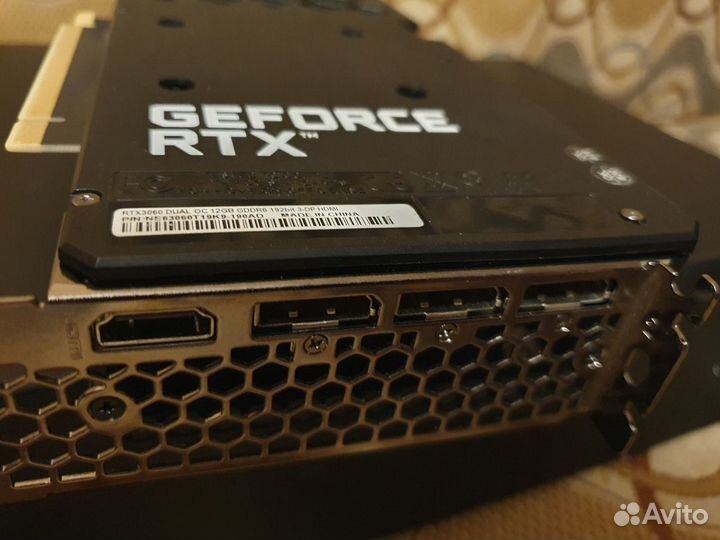 Palit RTX 3060 dual (сломанная)