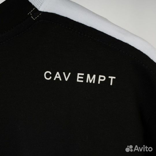 Футболка Cav Empt Signal черно-белая