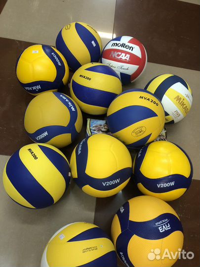 Волейбольный мяч mikasa, molten