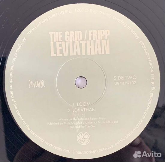 The Grid / Fripp / Leviathan (2LP)