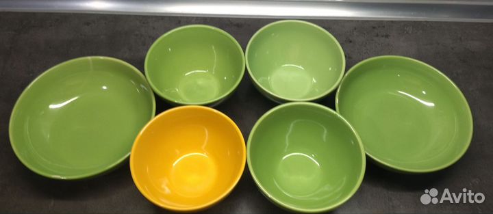 Керамические миски для салатов и горячего