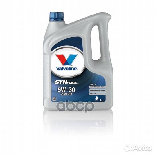 Моторное масло valvoline Synpower ENV C2 SAE 5W