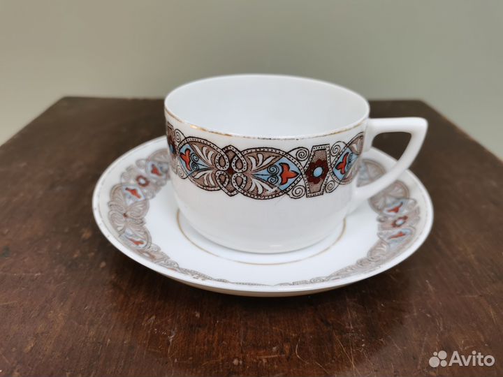 Чайная кофейная пара 1920 - 1930 г Вербилки РСФСР