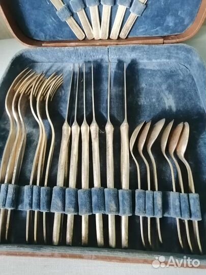 Набор столовых приборов СССР мельхиор