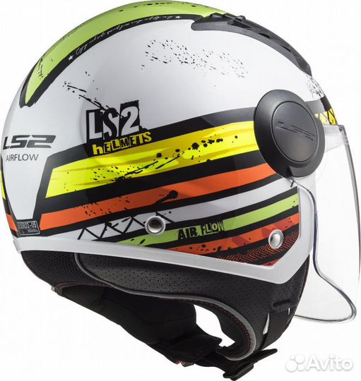 Мотошлем LS2 OF562 airflow ronnie
