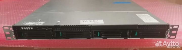 Сервер Intel S5500WBV / 4 LFF(1U) 2хЕ5645/32гб