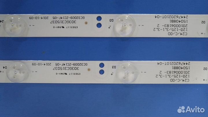 0087 Светодиоды подсветка для Dexp 32 F32C7000B