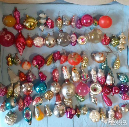 Ёлочные игрушки СССР