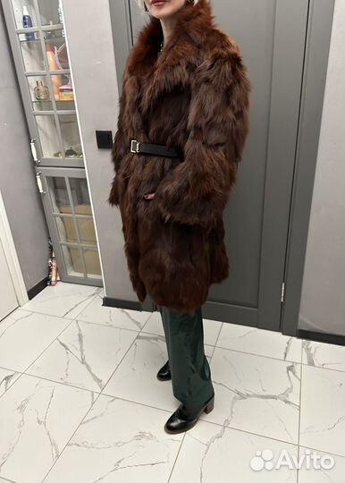 Шуба из лисы vintage