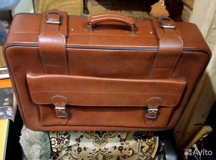 Чемодан кожаный из СССР