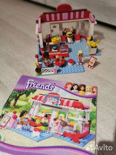 Lego friends набор кафе в городском парке(аналог)