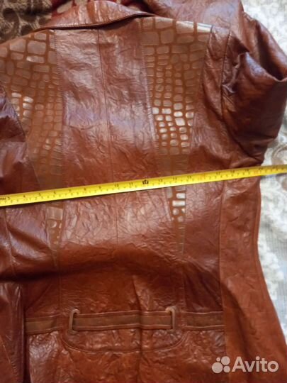 Кожаная нат. куртка новая 46-48