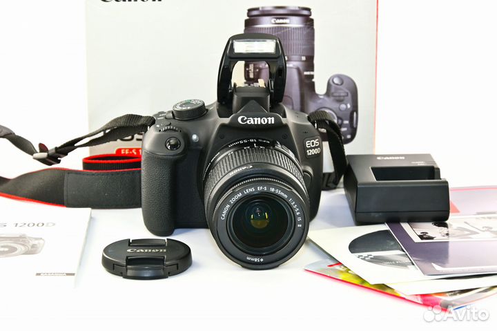 Canon EOS 1200D/T5 18.0MP Kit 18-55 как новый
