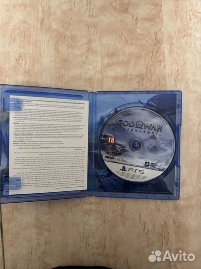 God of War ragnarok ps5 диск русская озвучка