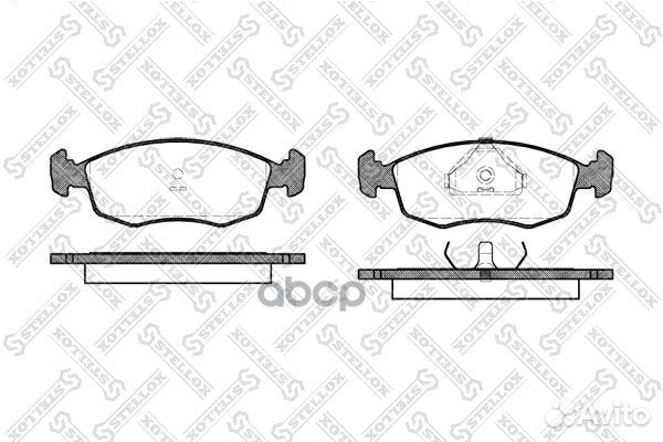 183 000-SX 172 00FDB579 колодки дисковые п F