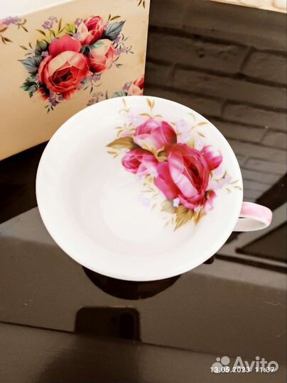 Фарфоровая чайная пара 2 шт