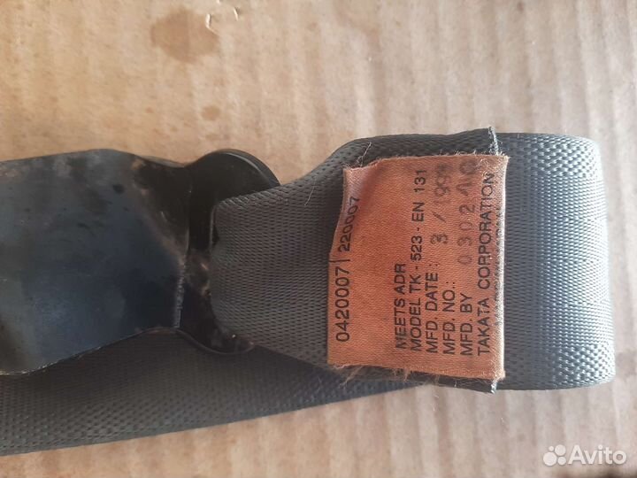 Ремни безопасности