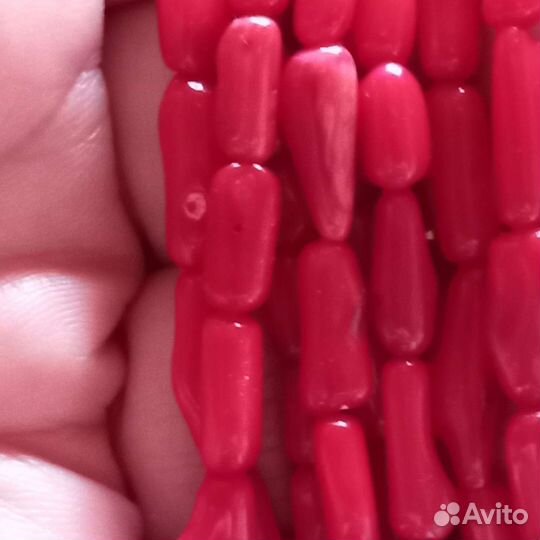 Бусы ожерелье натуральный коралл