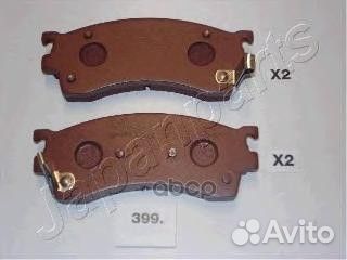 Колодки передние Mazda/JP/ PA399AF Japanparts