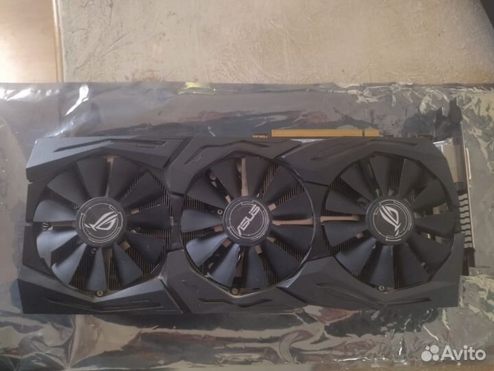 Видеокарта Asus 1070 rog strix 8gb