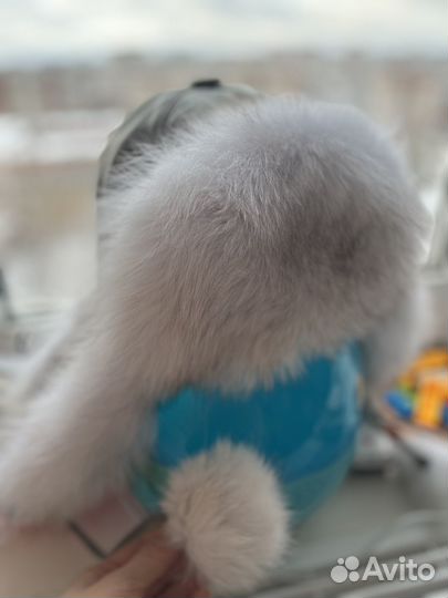 Шапка ушанка женская из натурального меха новая