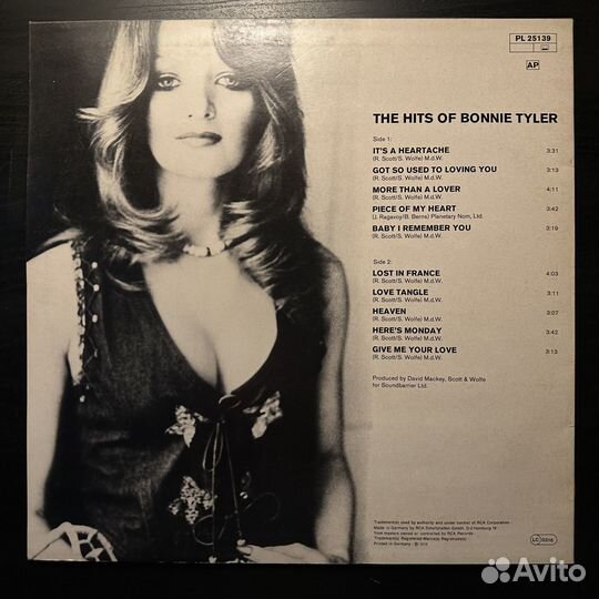 Bonnie Tyler – The Hits Of Bonnie Tyler (1978г.)