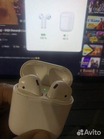 Беспроводные наушники apple airpods 2