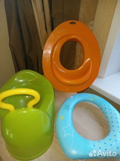 Горшок детский и сиденье для мальчика