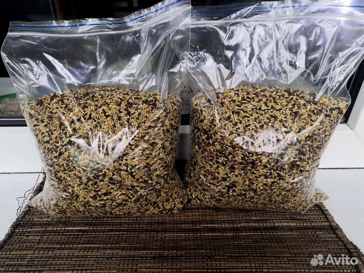 Корм для канареек, амадин и певчих птиц