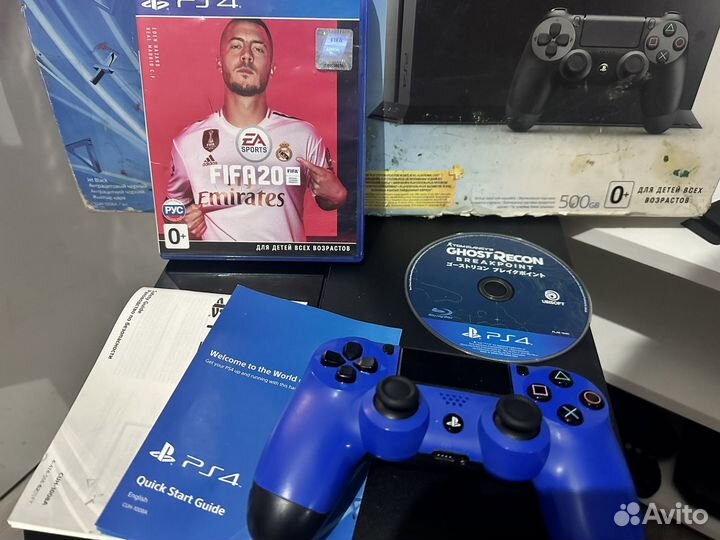 Ps4 500gb + подписка